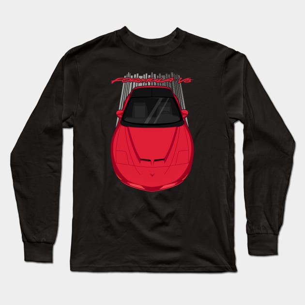 Pontiac Firebird Formula 4thgen 1993-1997 - Red Long Sleeve T-Shirt by V8social